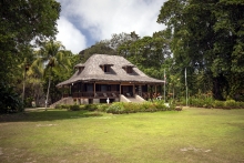 koloniálí architektura, prezidentský dům, La Digue