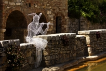 faun v Bagno Vignoni